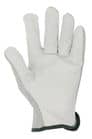 Code 403622 - Gant cuir paume fleur de buffle dos croûte