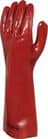 Code 410420 - Gant PVC chimique rouge