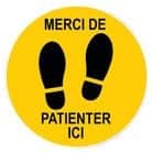 Code 410783 - Adhésif rond au sol 1 mètre merci de patienter ici