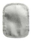 Code 411317 - Bouclier de main aluminisé sur support cuir