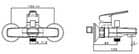 Code 451028 - Mitigeur bain douche THUK