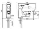 Code 451053 - Mitigeur bain douche monotrou WATA
