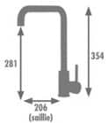 Code 451113 - Mitigeur d'évier KOME