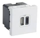 Code 455903 - Chargeur USB Mosaic Type A + Type C
