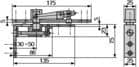 Code 547121 - Pivot du haut double action