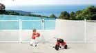 Code 929425 - Kit complet fermeture portillon piscine serrure + gâche + charnière
