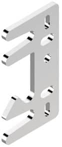 Gâche plate pour serrure de porte de garage