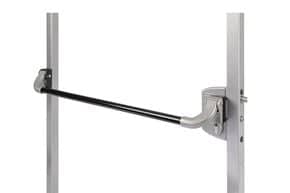 Manœuvre anti-panique en aluminium pour serrure en applique