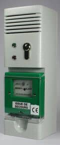 Boîtier commande d'alarme locale à clé