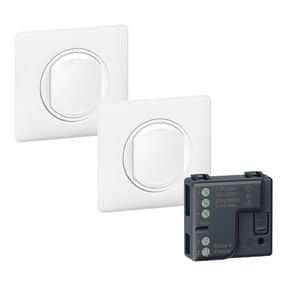 Kit 2 interrupteurs sans fil + 1 micromodule