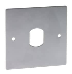 Plaque inox percée VIGIK