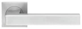 Ensemble inox Seattle sur rosace carrée Finition inox satiné