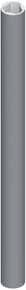 Tube de poignée aluminium 7400 série Diva