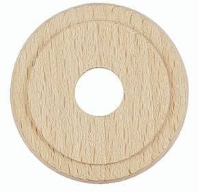 Rosace simple hêtre Finition bois brut