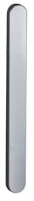 Plaque simple étroite 24 mm Minéral Finition Argent F1