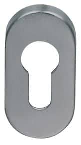 Rosace ovale inox
