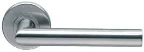Béquille double inox sur rosace ligne 19 Modèle V 19