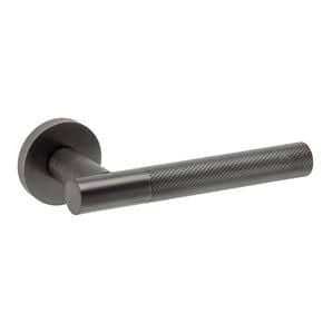 Ensemble laiton sur rosace ronde Ibiza Finition Graphite