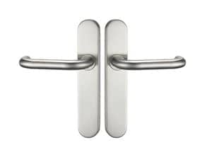 Ensemble inox sur plaque Ela 44 Finition inox brossé