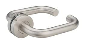 Béquille double inox SJ44 Béquille standard - Fintion inox brossé