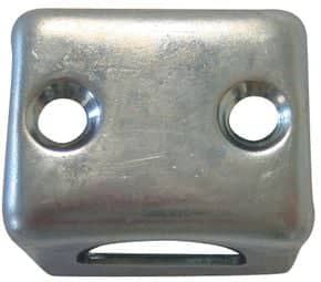 Gâche double hauteur pour tringle 16 x 6
