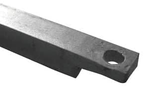 Tringle pour crémone à levier