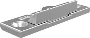 Fiche intermédiaire OF UNI-JET Jeu de 12 mm sans rainure axe 9 mm
