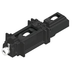 Chariot double pour coulissant aluminium POM réglable DS4576
