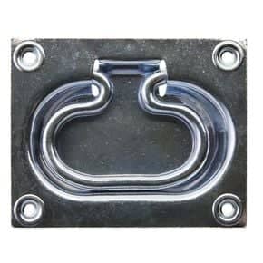 Poignée sur platine à encastrer Petit modèle