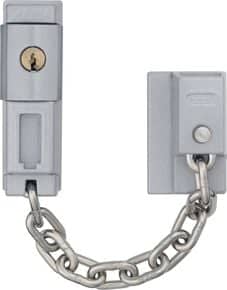 Entrebâilleur de porte à chaîne à clé