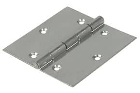 Charnière en inox type carré