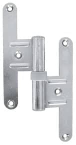 Paumelle universelle pour menuiserie bois Lame mâle
