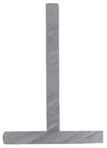 Vérin de baignoire Équerre aluminium seule