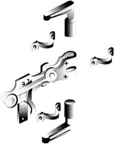 Accessoires pour espagnolette contemporaine
