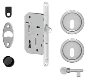 Set serrure cuvette et tirage Cuvette ronde