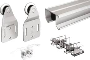 Ensemble TUBEL pour placard à déplacement droit