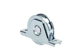 Galet avec support intérieur double roulement Gorge ronde diamètre 19 mm