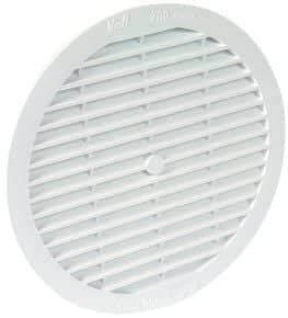 Grille à encastrer ronde