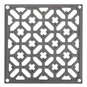 Grille en fonte carrée