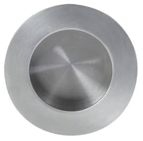 Poignée cuvette ronde bord large inox 304 Inox brossé
