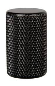 Bouton GRAF aluminium anodisé Noir mat