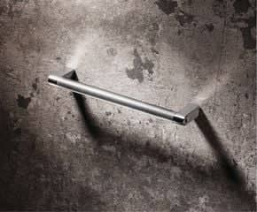 Poignée bâton striée inox 304 Inox brossé