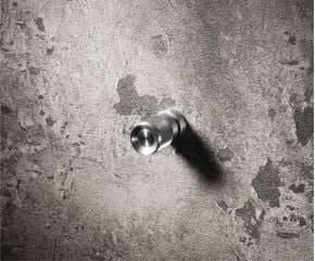Bouton strié Ø 17 mm inox 304 Inox brossé
