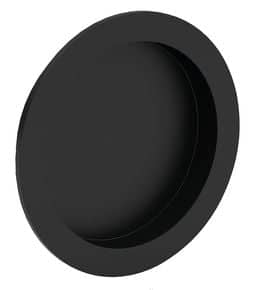 Poignée cuvette rond I-250 inox 304 Epoxy noir mat