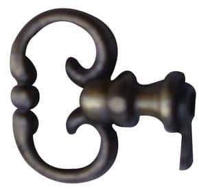 Fausse clé cuisse de grenouille Zamak bronze