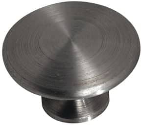 Bouton lentille Fer poli