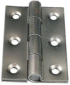 Charnière rectangulaire double feuille Acier décapé