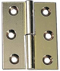 Paumelle de meuble modèle 560 Laiton poli