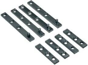 Garniture pivot pour le ferrage de 2 portes Acier