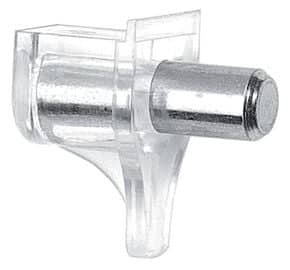 Taquet d'étagère bi-matière